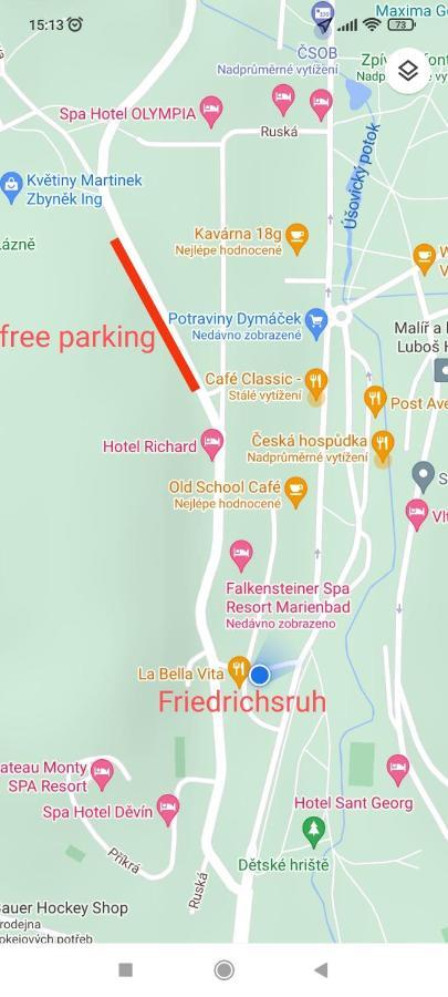 玛丽亚温泉Apartman Friedrichsruh公寓 外观 照片